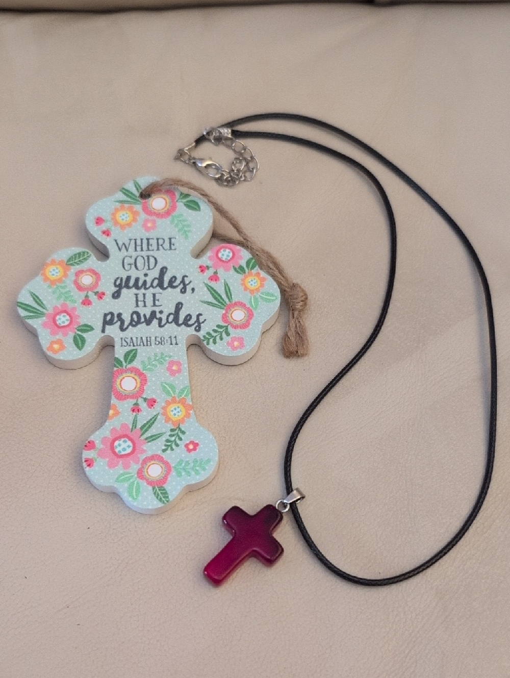 2 items, Necklace and Ornament